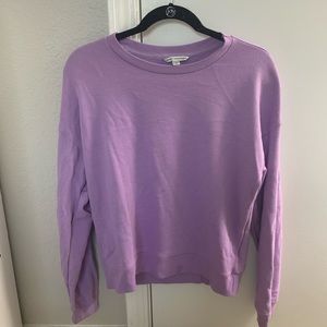 American Eagle Purple Crewneck Sweatshirt